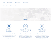 Tablet Screenshot of completebenefits.ca